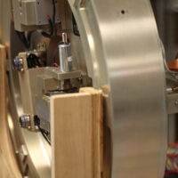 Dual-axis scanner with locking pins