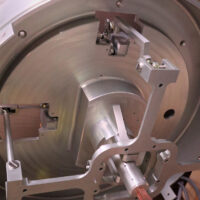 Machined rear bulkhead 19-inch 2D scanner